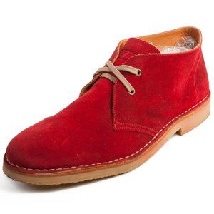 Hunter Red Calf Suede Crepe Sole Twicke Boots